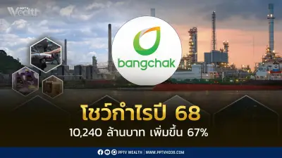 บางจากฯ เปิดผลประกอบการปี 68 กำไรสุทธิจากการดำเนินงานปกติพุ่ง 67% สูงถึง 10,240 ล้านบาท