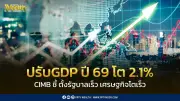 CIMB THAI ปรับเพิ่มคาดการณ์ GDP ปี 69 โต 2.1% ชี้ต้องเร่งปฏิรูปเพื่อโตเกิน 3%