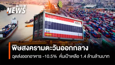 สงครามตะวันออกกลางฉุดส่งออกอาหารไทย 2 เดือนแรกติดลบ 10.5% ตั้งเป้าใหม่ 1.4 ล้านล้านบาท