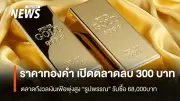 ราคาทองคำร่วง 300 บาท ครั้งที่ 5 หลังดอลลาร์แข็งค่า-ตลาดกังวลเงินเฟ้อ