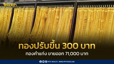 ราคาทองวันนี้ 30 เม.ย. 2569 เปิดตลาดพุ่ง 300 บาท ทองแท่งขายออก 71,000