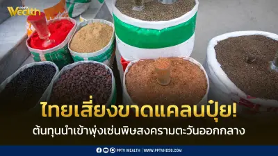 Krungthai COMPASS เตือนไทยเสี่ยงขาดแคลนปุ๋ยจากสงครามตะวันออกกลาง ต้นทุนนำเข้าพุ่ง 40%