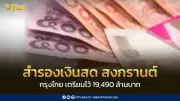 ธนาคารกรุงไทยเตรียมเงินสด 19,490 ล้านบาท รองรับการใช้จ่ายช่วงสงกรานต์