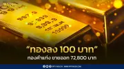 สมาคมค้าทองคำประกาศราคาทอง 2 เม.ย. 2569 ลดลง 100 บาทจากวันก่อน