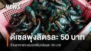 วิกฤตน้ำมันดีเซลพุ่ง 20 บาทใน 19 วัน ส่งผลค่าขนส่งปรับ 20% ผู้ประกอบการอาหารทะเลบวกเพิ่มกล่องละ 50 บาท