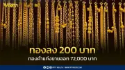 ราคาทองวันนี้ 27 เม.ย. 2569 ปิดตลาดร่วง 200 บาท ปรับ 14 ครั้ง
