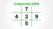 เหลืออีก 3 วันหวยออก 2/5/69 เลขเด็ดมาแรง 7-9-2-5-4