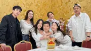 แอฟ ทักษอร ร่วมฉลองวันเกิดคุณพ่อ นนกุล ความอบอุ่นเต็มบ้าน