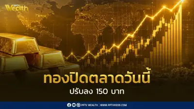 ราคาทองในประเทศปิดตลาดลดลง 150 บาท ปรับราคาถึง 31 รอบ
