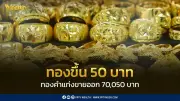 ราคาทองวันนี้ 22 พ.ค. ปิดตลาดปรับขึ้น 50 บาท ปรับราคา 21 ครั้ง