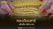 ราคาทองวันนี้ 30 พ.ค. 2569 ปรับขึ้น 200 บาท กลับสู่ 70,000 บาท