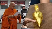 เจ้าอาวาสแจ้งความทองหล่อพระเกศ 45 บาทหายกลายเป็นทองเหลือง