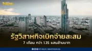 รัฐวิสาหกิจเบิกจ่ายสะสม 7 เดือนทะลุ 1.35 แสนล้าน รฟท.สูงสุด 25,592 ล้าน