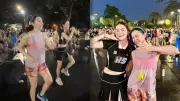 เบลล่า-เอวา ปล่อยพลังแอโรบิกสวนลุมฯ สนั่นโซเชียล