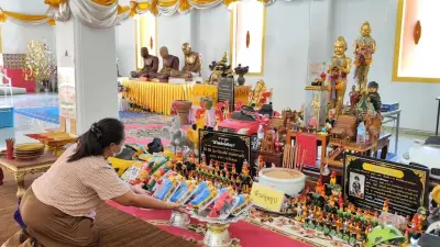สาวเจ้าของร้านธูปแก้บนไอ้ไข่-แม่ตะเคียนทอง วัดบึงบา หลังถูกหวยก้อนโต