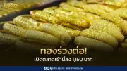 ราคาทองร่วงต่อ 1,150 บาท ทองโลกหลุด 4,098 ดอลลาร์