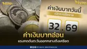 เงินบาทเปิด 32.69 อ่อนค่ารับแรงกดดันตะวันออกกลางตึงเครียด