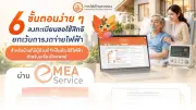6 ขั้นตอนลงทะเบียนขอใช้สิทธิยกเว้นงดจ่ายไฟฟ้าสำหรับผู้ป่วยผ่าน MEA e-Service