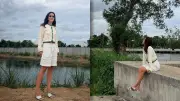 แอน ทองประสม โชว์ที่ดินสร้างบ้าน โดนแซวใส่ส้นสูงรดน้ำต้นไม้