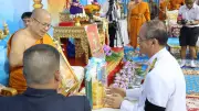 รองผู้ว่าฯ นครนายกนำถวายมุทิตาจิตพระเทพวัชรพรหมคุณรับสมณศักดิ์ชั้นเทพ