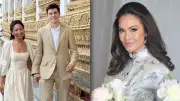 ปุ๋ย ภรณ์ทิพย์ สวยไม่เปลี่ยน พาลูกสาว-คู่หมั้นทำบุญที่วัดอรุณฯ