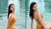 กระต่าย พรรณนิภา ใส่ชุดว่ายน้ำสีเหลืองเล่นน้ำ เผยความเซ็กซี่กระแทกตา