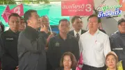 มีนบุรีพึ่งได้ ฝ่าสายฝนหาเสียงโค้งสุดท้าย ชี้ฝนทำเห็นปัญหาน้ำท่วมจริง