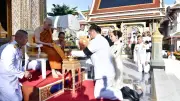 นายกฯ อนุทิน นำทำบุญตักบาตรฉลองพระชนมายุ 99 พรรษา สมเด็จพระสังฆราช