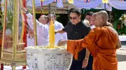 นายกฯ อนุทิน นำพิธีพุทธาภิเษกเหรียญหลวงพ่อทวด รุ่นปลอดโรคปลอดภัย